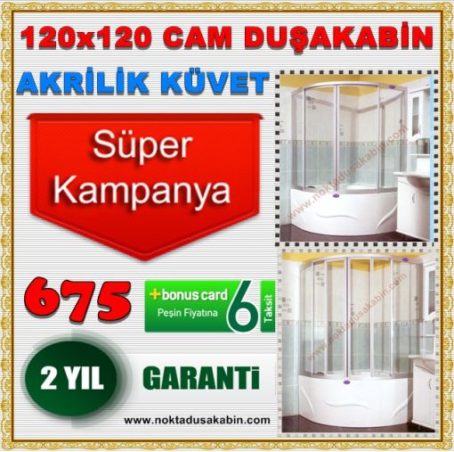 120x120 cam duşakabin kampanyası 