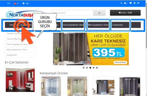Online Duşakabin Siparişi Online Duşakabin Siparişi Mağazası