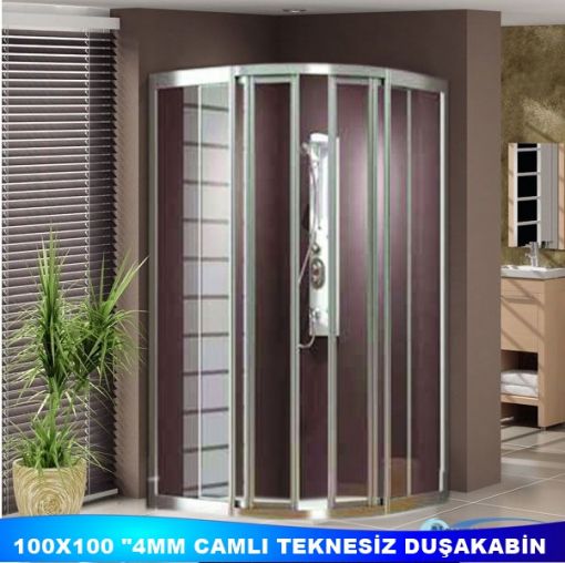 YERDEN TEKNESİZ Cam Duşakabin 