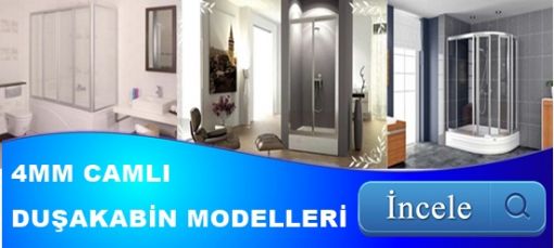 4mm camlı duşakabin modelleri 