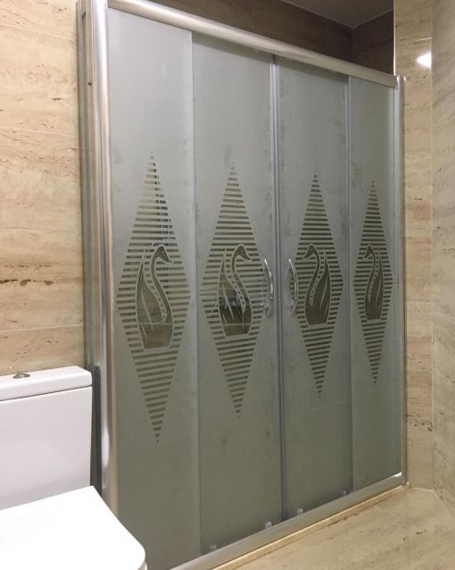 Teknesiz Düz Lüks Camlı Duşakabin 