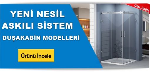 Askılı sistem Duşakabin Modelleri Yeni Nesil Askılı sistem Duşakabin Modelleri