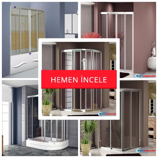 4mm Camlı Duşakabin Modelleri 4mm Camlı Teknesiz Duşakabin Modelleri