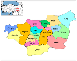 Diyarbakır'ın ilçeleri Diyarbakır'ın ilçeleri