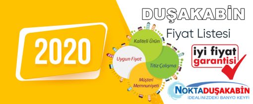 Duşakabin Fiyat Listesi 2020 Duşakabin Fiyat Listesi 2020