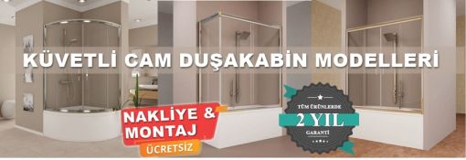 Küvetli Cam Duşakabin Modelleri 