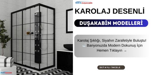 KAROLAJ DESENLİ CAM DUŞAKABİNLER