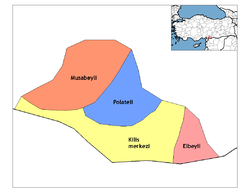 Kilis'in ilçeleri 