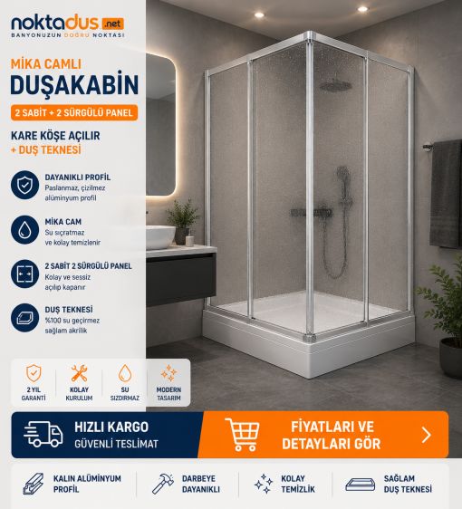 Mika Camlı Duşakabin ND303 