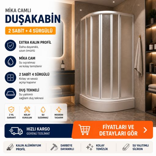 Mika Camlı Duşakabin ND300 