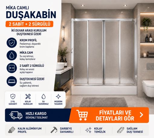 Mika Camlı Duşakabin ND704 
