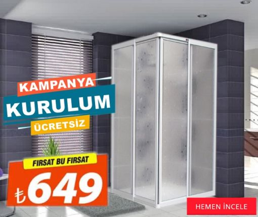 Teknesiz Mika Duşakabin Nd404 Teknesiz Mika Duşakabin Nd404 köşe açılır