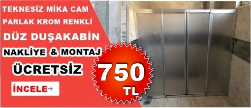Teknesiz Mika Duşakabin ND415 Teknesiz Mika Duşakabin ND415