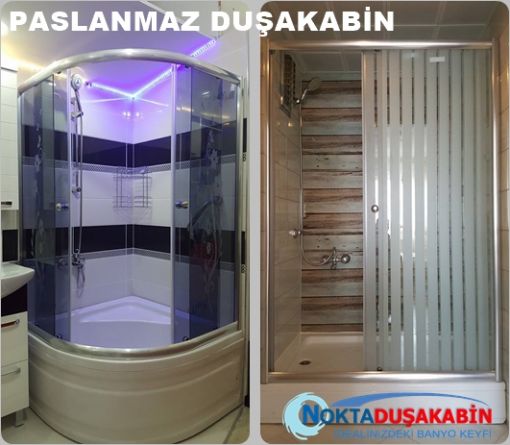 Paslanmaz duşakabin