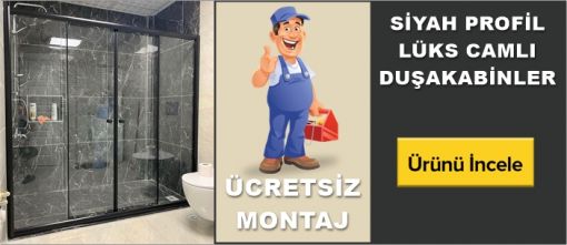 Siyah Profil Duşakabin Modelleri Siyah Profil Duşakabin Modelleri