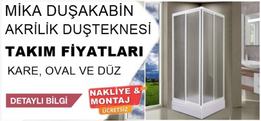 mika Duşakabin modelleri ve fiyatları