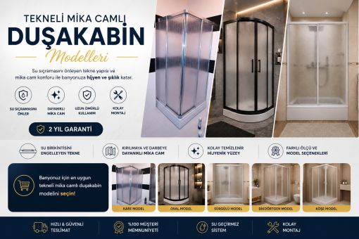 TEKNELİ MİKA DUŞAKABİNLER 