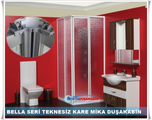 Bella seri teknesiz mika duşakabin Bella seri teknesiz mika duşakabin