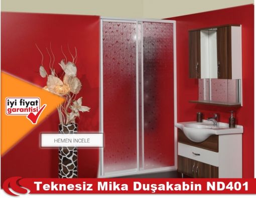 Teknesiz Mika Duşakabin ND401 Teknesiz Mika Duşakabin ND401