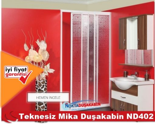 Teknesiz Mika Duşakabin ND402 Teknesiz Mika Duşakabin ND402
