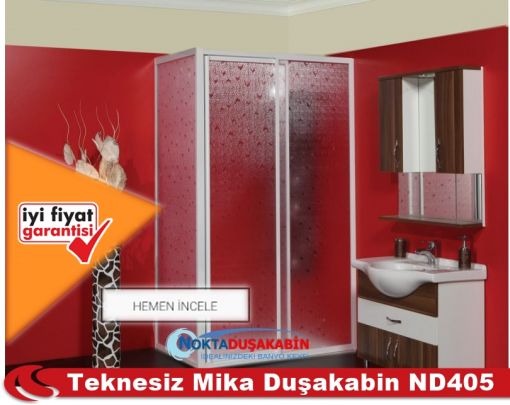 Teknesiz Mika Duşakabin ND405 Teknesiz Mika Duşakabin ND405