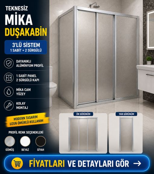 Teknesiz Mika Duşakabin ND406