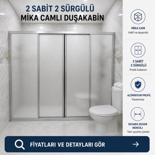 Teknesiz Mika Duşakabin ND415 