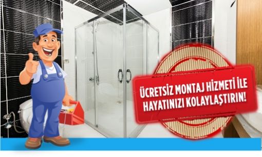 Ücretsiz Nakliye Ve Montaj Hizmeti ile Hayatınızı Kolaylaştırın. Ücretsiz Nakliye Ve Montaj Hizmeti ile Hayatınızı Kolaylaştırın. Duşakabin imalatı ve satışı yapan firmamız İstanbul, Ankara ve İzmir’de Nakliye ve montaj hizmeti vermektedir