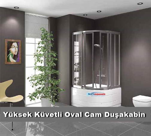 Yüksek Küvetli Cam Cam Duşakabin 